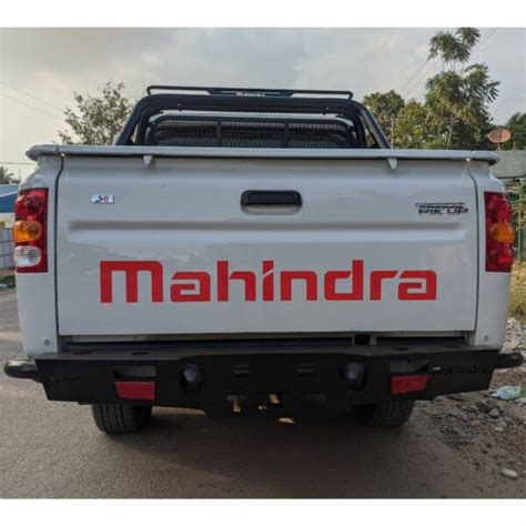 Rear Bumper with Tow Bar and Fender Protection - Mahindra Scorpio Geta ...