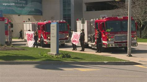 Firefighters salute South Buffalo Mercy | wgrz.com