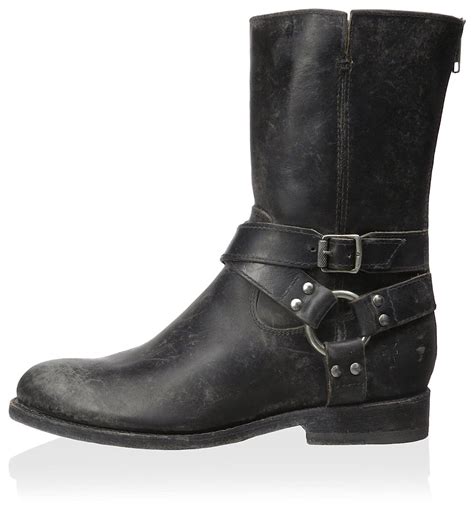 Frye Women's Jayden Harness Zip, Black, 5.5 M US : Amazon.in: Shoes ...