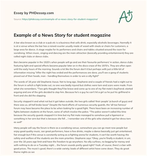 Complete Example of News Story 的图像结果