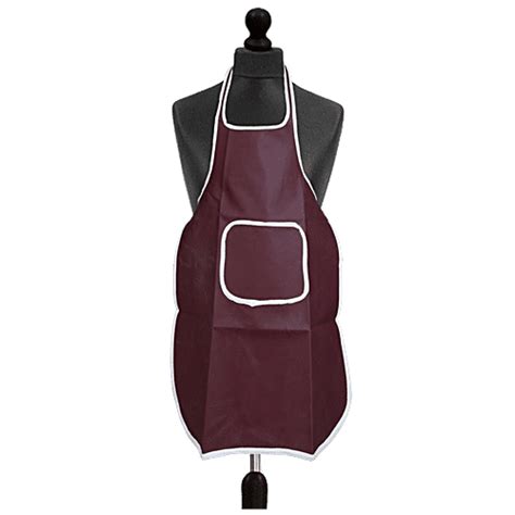 Buy JBG Home Store Kitchen Apron - Maroon, With Front Pocket, Rexine ...
