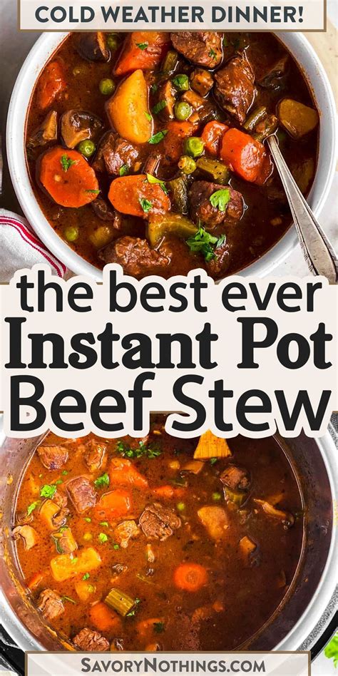 Instant pot beef stew recipe – Artofit