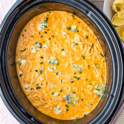Slow Cooker Buffalo Chicken Dip Recipe