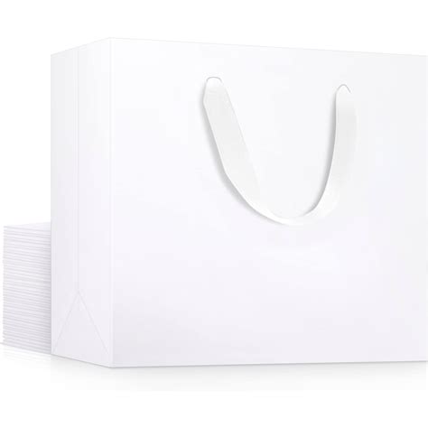 Large white paper gift bags online