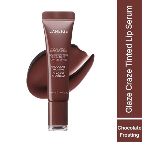 Glaze Craze Tinted Lip Serum Chocolate Frosting-12g - maccaron