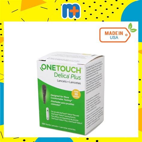 ONE TOUCH Delica Plus Lancets 100s