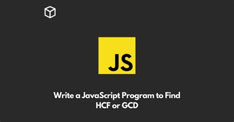 Image result for GCD in JavaScript