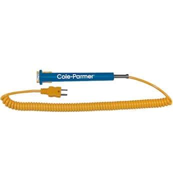 Cole-Parmer Type K Detachable Handle Adaptor, with Mini-Connector, 5ft ...