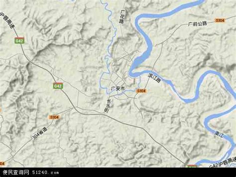 广安市地图 - 广安市卫星地图 - 广安市高清航拍地图