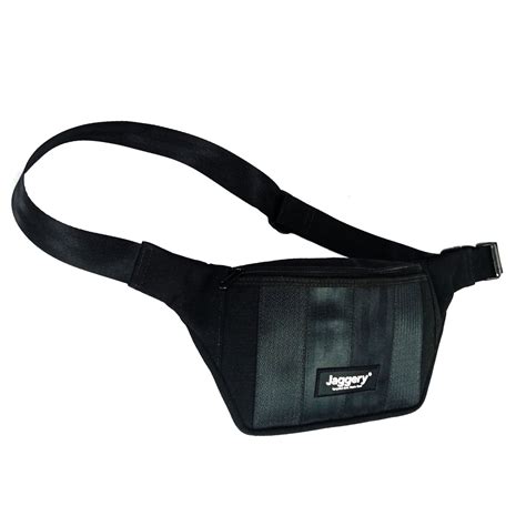 Noir Fanny Pack in Rescued Seat Belts | Upcycled Fanny Pack – REFASH
