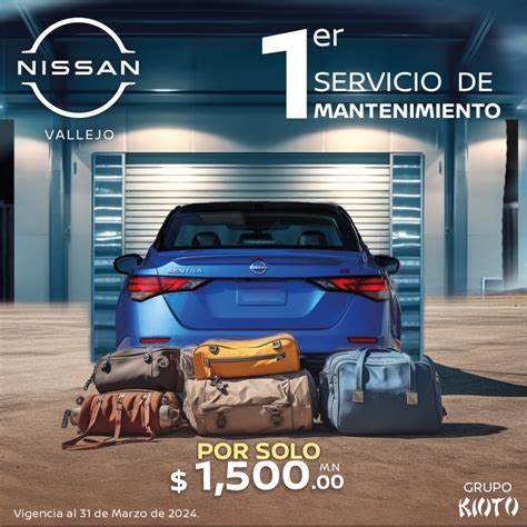 Nissan Vallejo promociones de servicio y partes