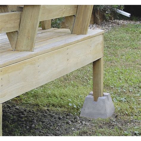 Handi-Block Concrete Deck Block in the Concrete Blocks department at ...