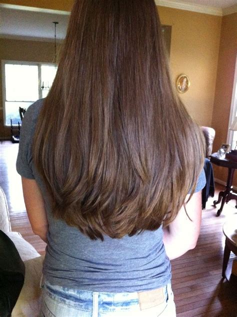 Love the gentle layers | Straight thick hair, Straight hair cuts, Long ...