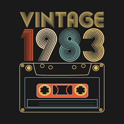 vintage 1983 - Vintage - T-Shirt | TeePublic