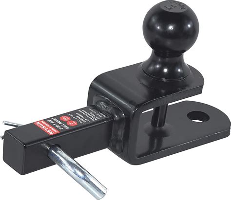 REYSUN 864031 3 in 1 ATV/UTV Trailer Hitch Towing Ball Mount with 2 inch Trailer Ball, Fits 1-1/ ...