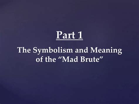 Destroy This Mad Brute | PPTX