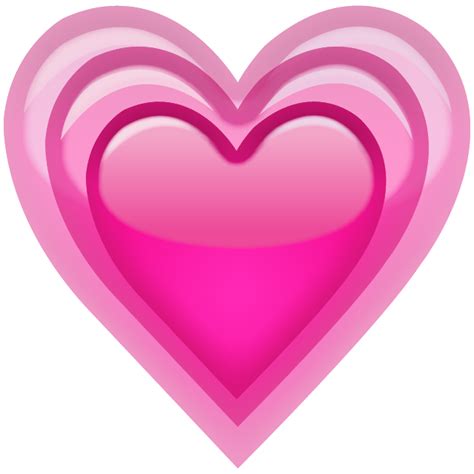 Plain Pink Heart Emoji