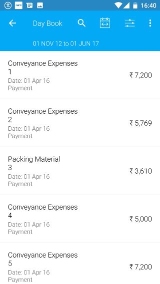 Android: Day Book :: Biz Analyst Docs