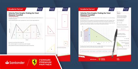 Scuderia Ferrari: Finding Distance Travelled Using Velocity-Time Graphs ...