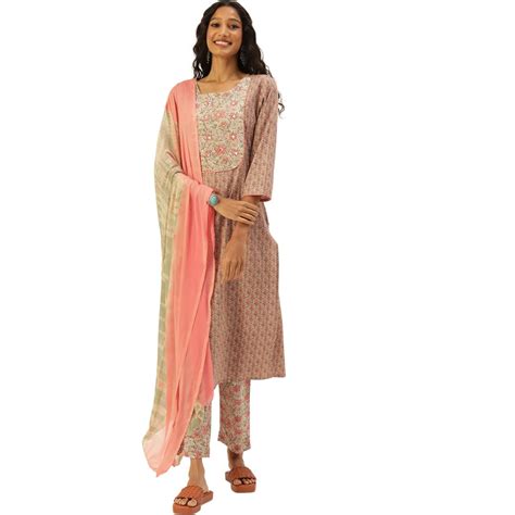Buy RangDeep Women's Cotton Kurta Set (Olive Green_Small) at Amazon.in