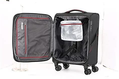 American Tourister Polyester 22.44 inches Soft Cabin Luggage Suitcase ...