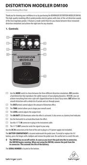Behringer Distortion Modeler DM100 的图像结果