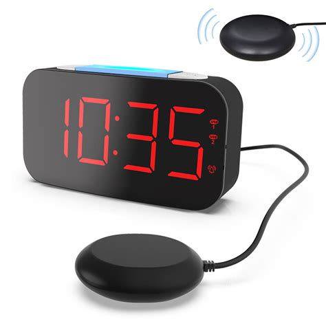 Buy Homeika Extra Loud Alarm Clock with Bed Shaker, Super Vibrating ...