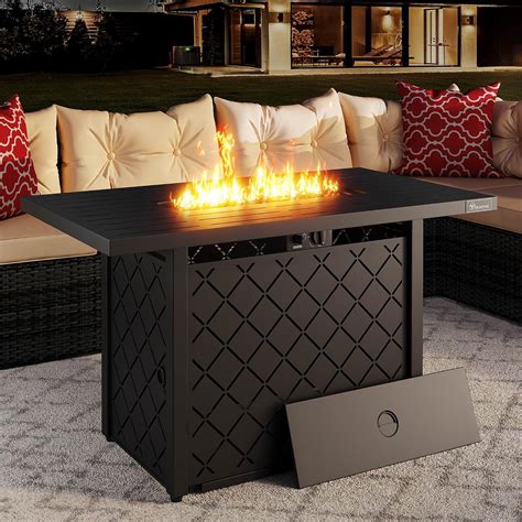 Amazon.com: YITAHOME 43 Inch Propane Fire Pit Table, 50,000 BTU Gas ...
