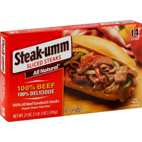 Steak-umm Sliced Steaks - Shop Beef & veal at H-E-B
