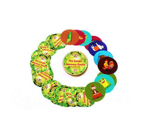 Shop Desi Toys Jungle Memory Card Game for Kids age 3Y+ - 1.27 Cm ...