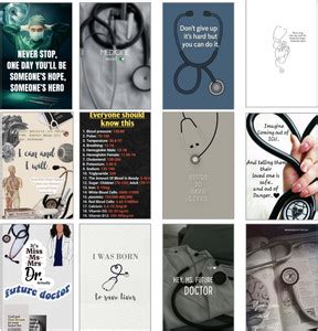 Set of 12 Doctor-Themed Wall Posters | HD Matte Finish (Unframed, A4 ...