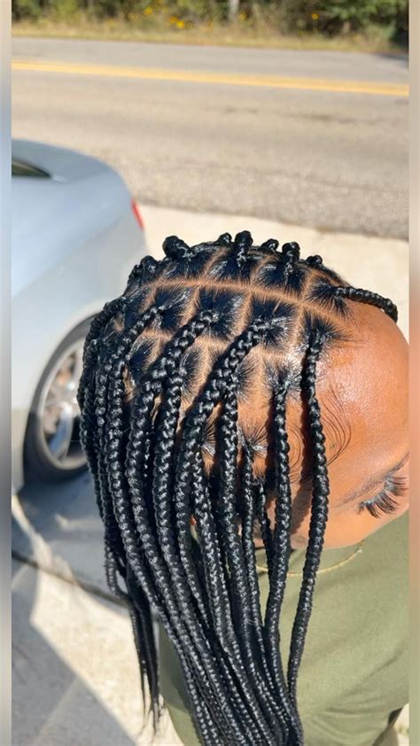 Smedium knotless braids – Artofit