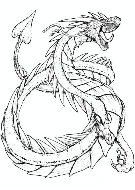 Dragon coloring pages - 100 Printable Coloring pages