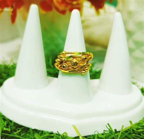 sree hari Copper Gold Plated Chain Ring - Multi Finger Price in India ...