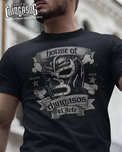 House Of Chingasos™ Luchador El Jefe T-Shirt