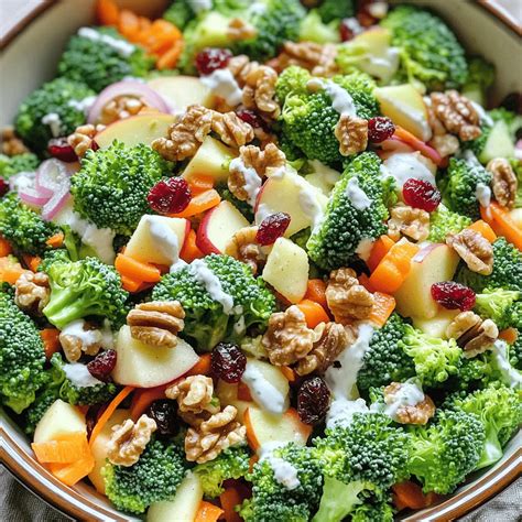 Honeycrisp Apple Broccoli Salad Fresh and Crisp Dish – tossedflavors.com