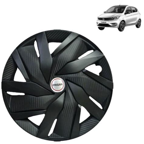 PRIGAN Wheel Cover for TATA Tiago New 14 Inch Matte Black Wheel Cap ...