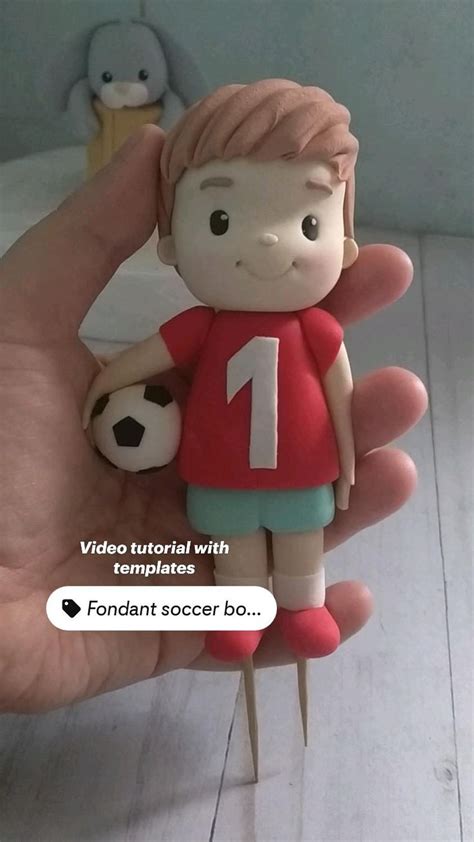 Fondant Human Figures Football 的图像结果