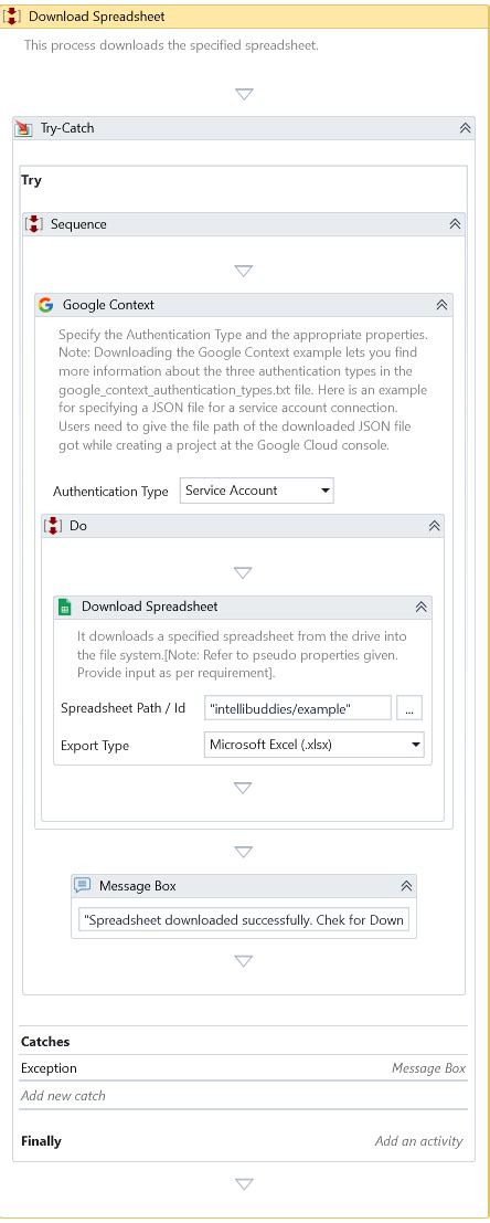Download Spreadsheet | IntelliBuddies® Documentation Portal