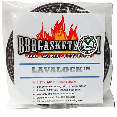 1 2 x 1 8 Lavalock High Temp Nomex BBQ HT gasket smoker seal self stick ...