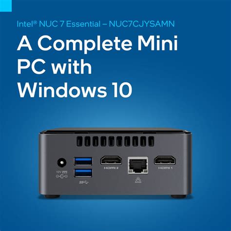 Buy Intel NUC 7 Essential NUC7CJYSAMN Mini PC - tpstech.in