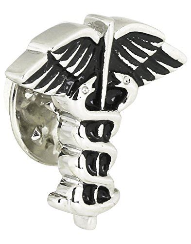 Buy Peluche The Doctor's Choice Silver Colored Cufflink and Brooch ...