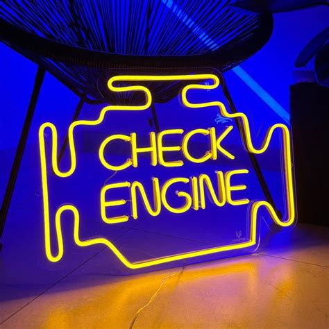 Image result for Neon Check Engine Light