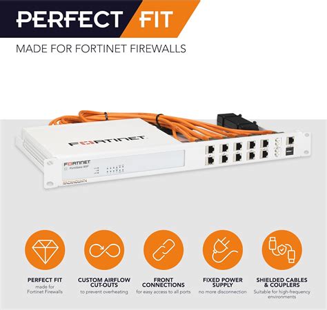 R RACKMOUNT·IT Fortinet Firewall Industrial Rack Mount - 1U Server ...