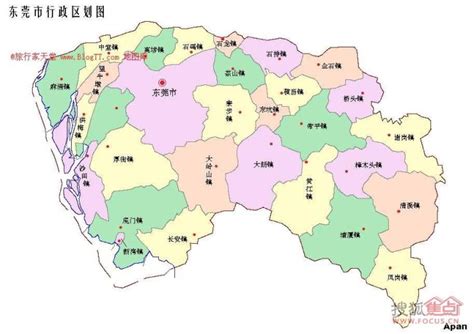 东莞市高清地形地图
