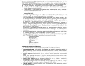 6 factor affecting demand Forecasting of the method - Managerial ...