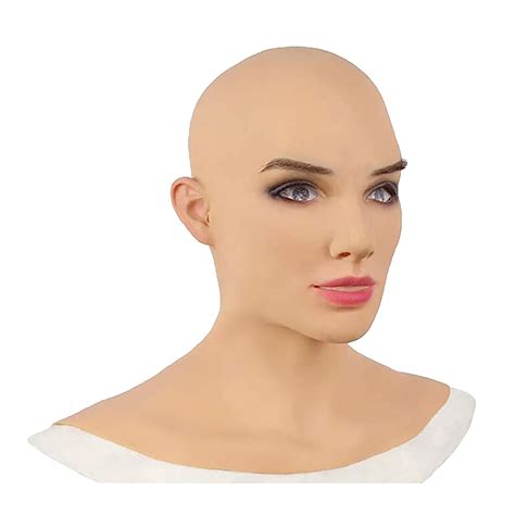 Buy Halloween Human Overhead ,Female Realistic Silicone Crossdresser ...