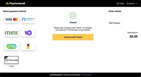 Payment Method - Tinkoff