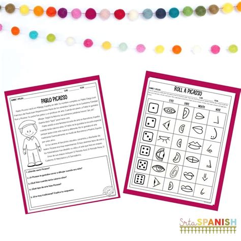 Spanish Projects for High School Students - Srta Spanish