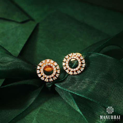 Diamond Earrings Designs | Buy Diamond Earrings Online India - Manubhai ...